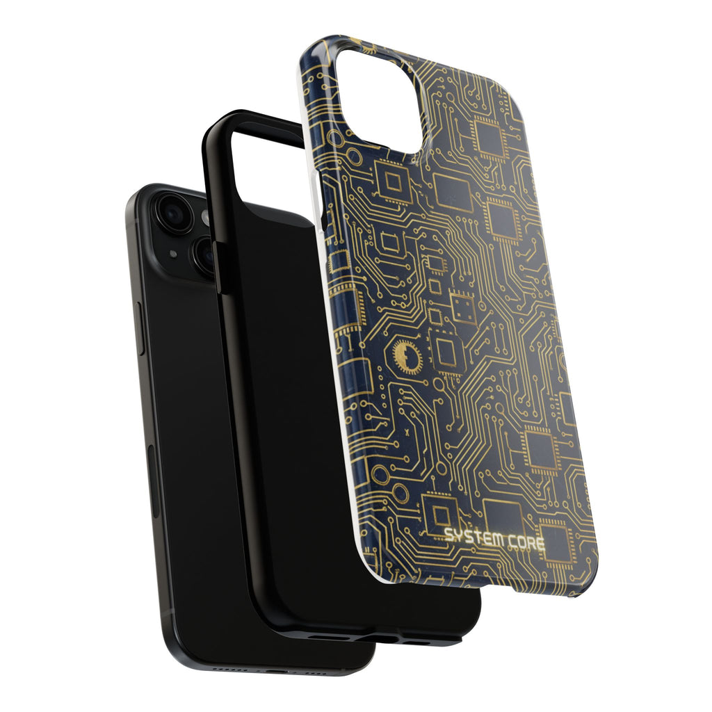 Circuit Board Tough Phone Case — Tech Pattern Protective Phone Cover