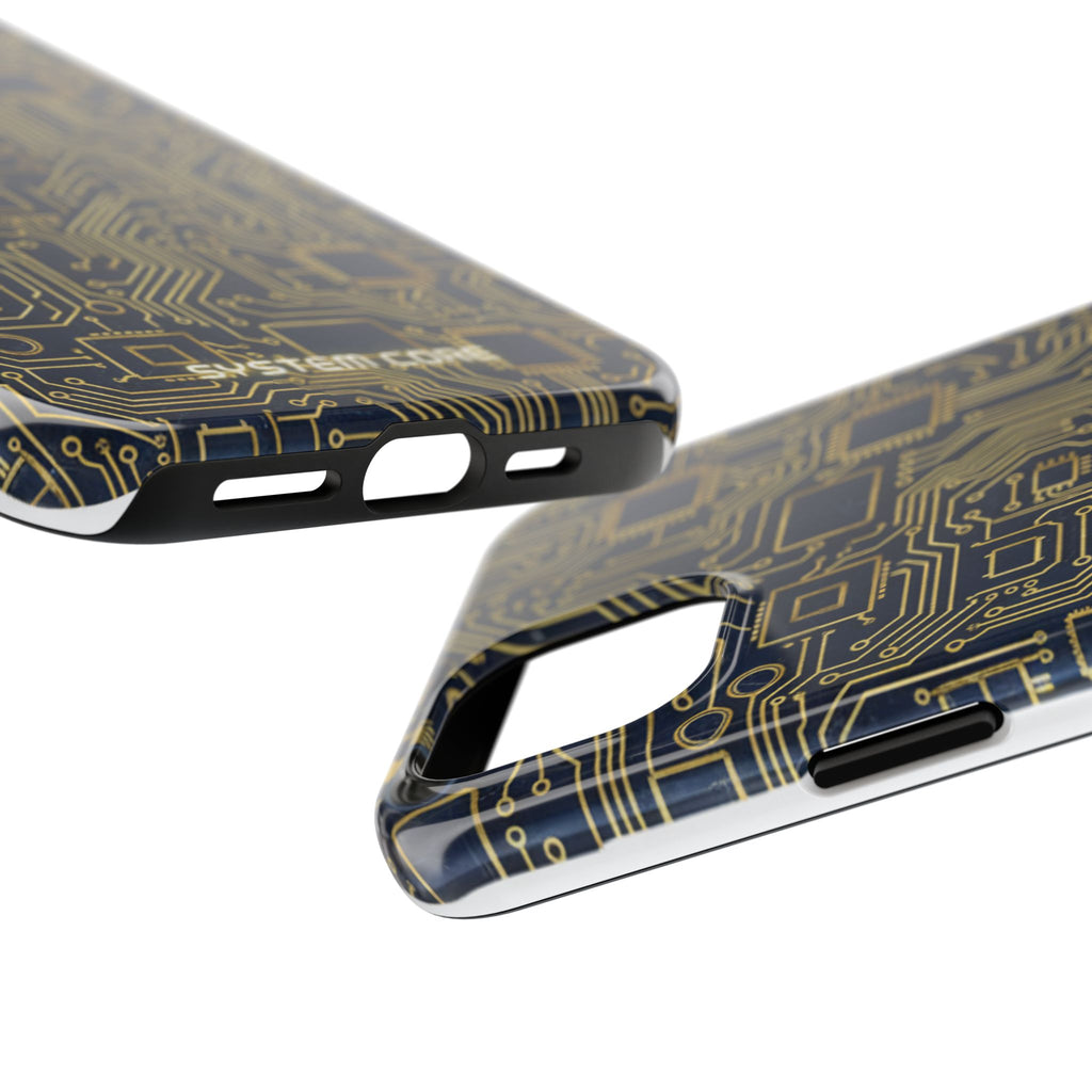 Circuit Board Tough Phone Case — Tech Pattern Protective Phone Cover
