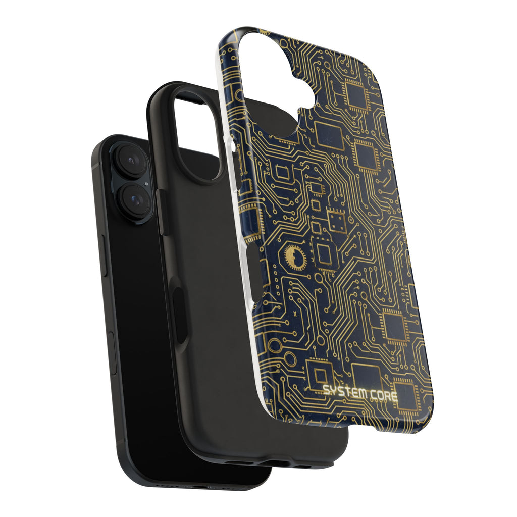 Circuit Board Tough Phone Case — Tech Pattern Protective Phone Cover