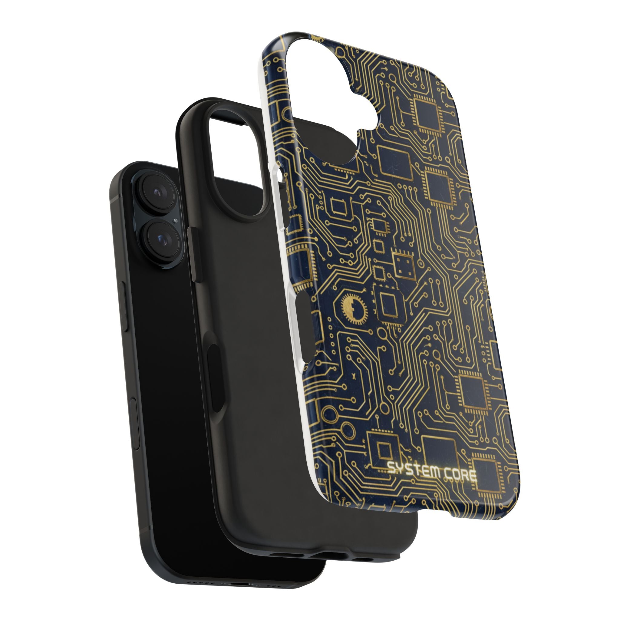 Circuit Board Tough Phone Case — Tech Pattern Protective Phone Cover