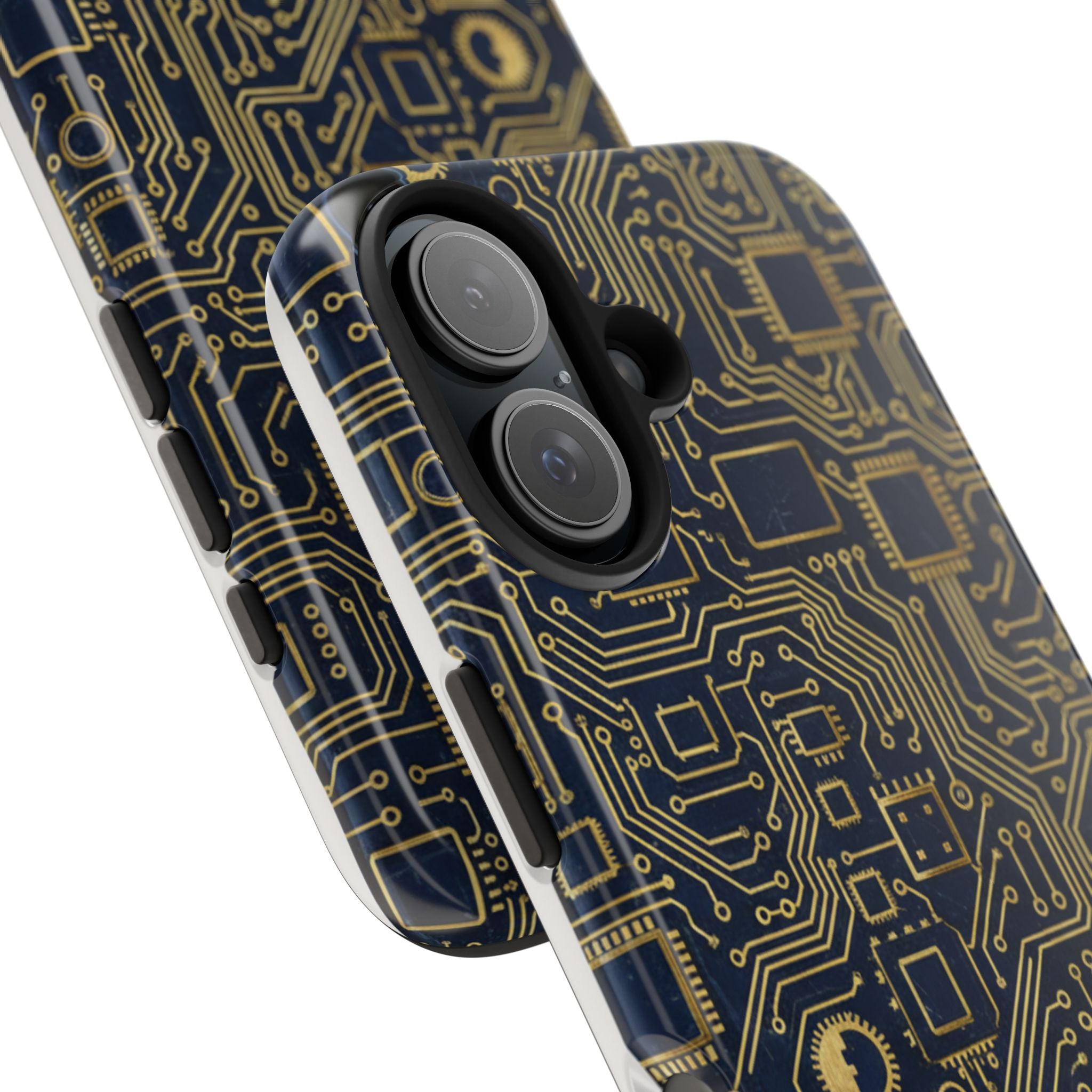 Circuit Board Tough Phone Case — Tech Pattern Protective Phone Cover