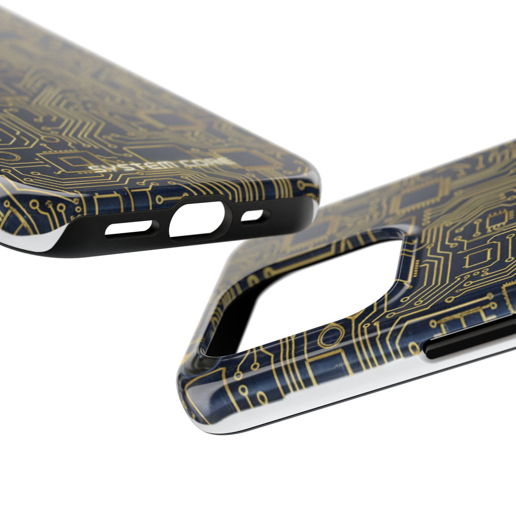 Circuit Board Tough Phone Case — Tech Pattern Protective Phone Cover