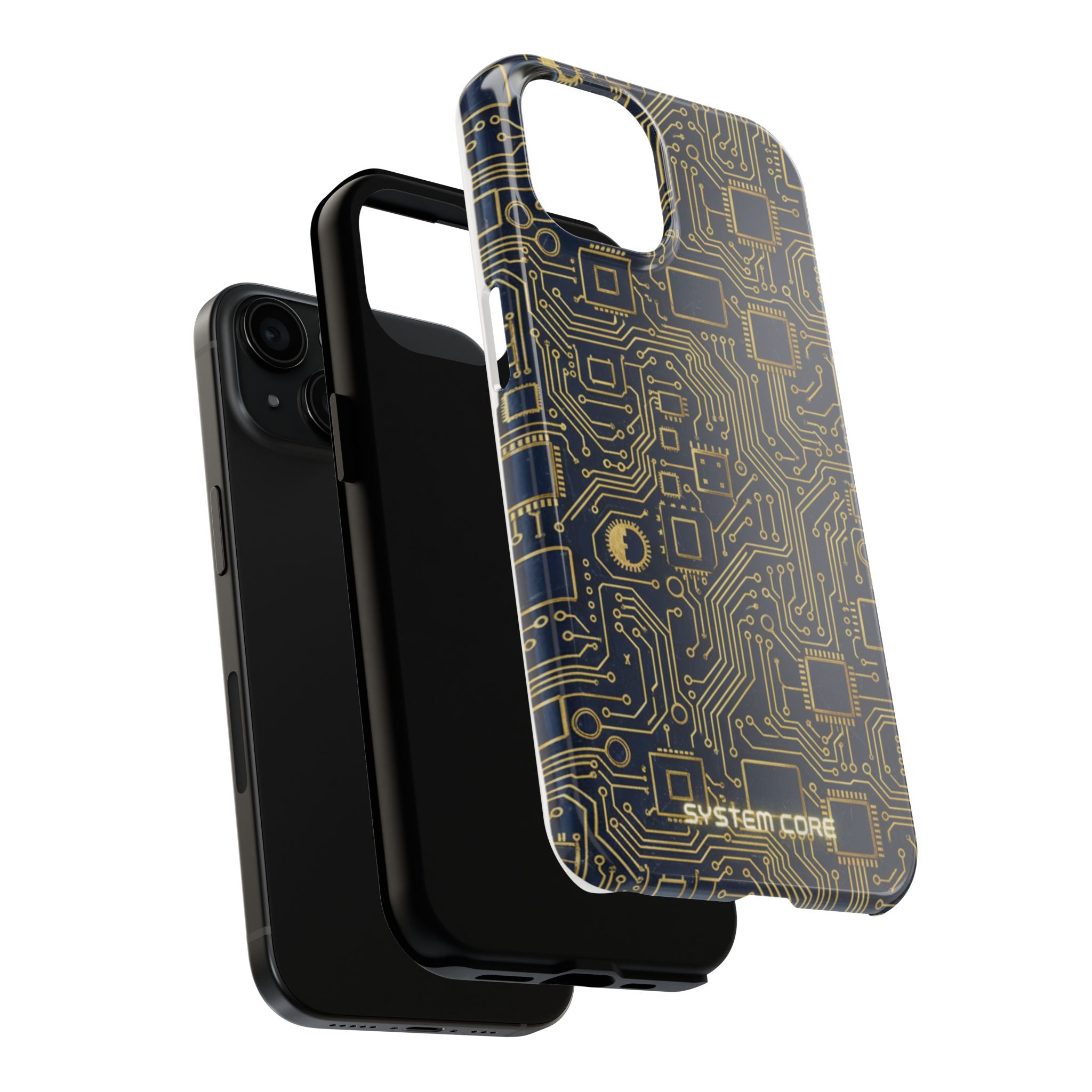 Circuit Board Tough Phone Case — Tech Pattern Protective Phone Cover
