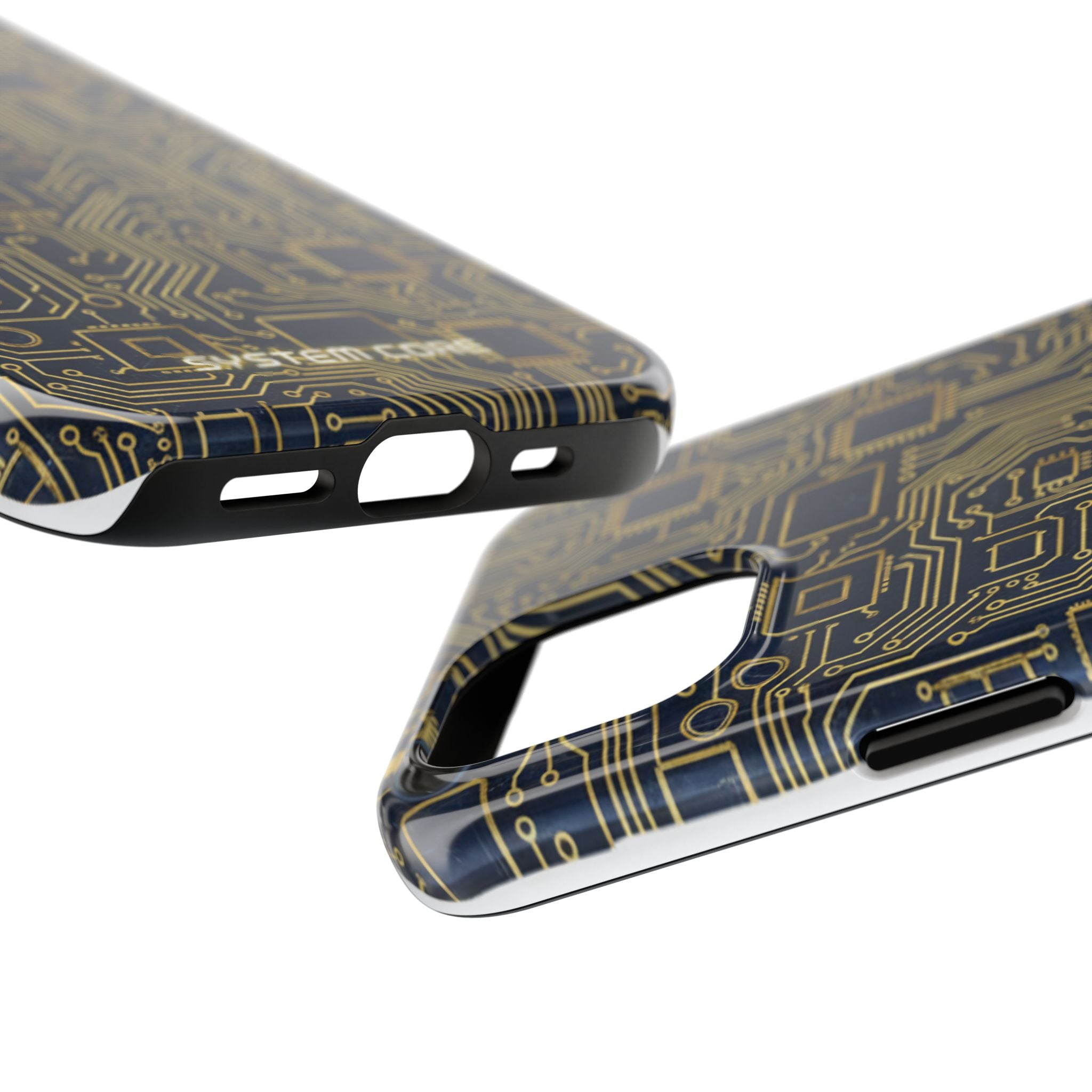 Circuit Board Tough Phone Case — Tech Pattern Protective Phone Cover