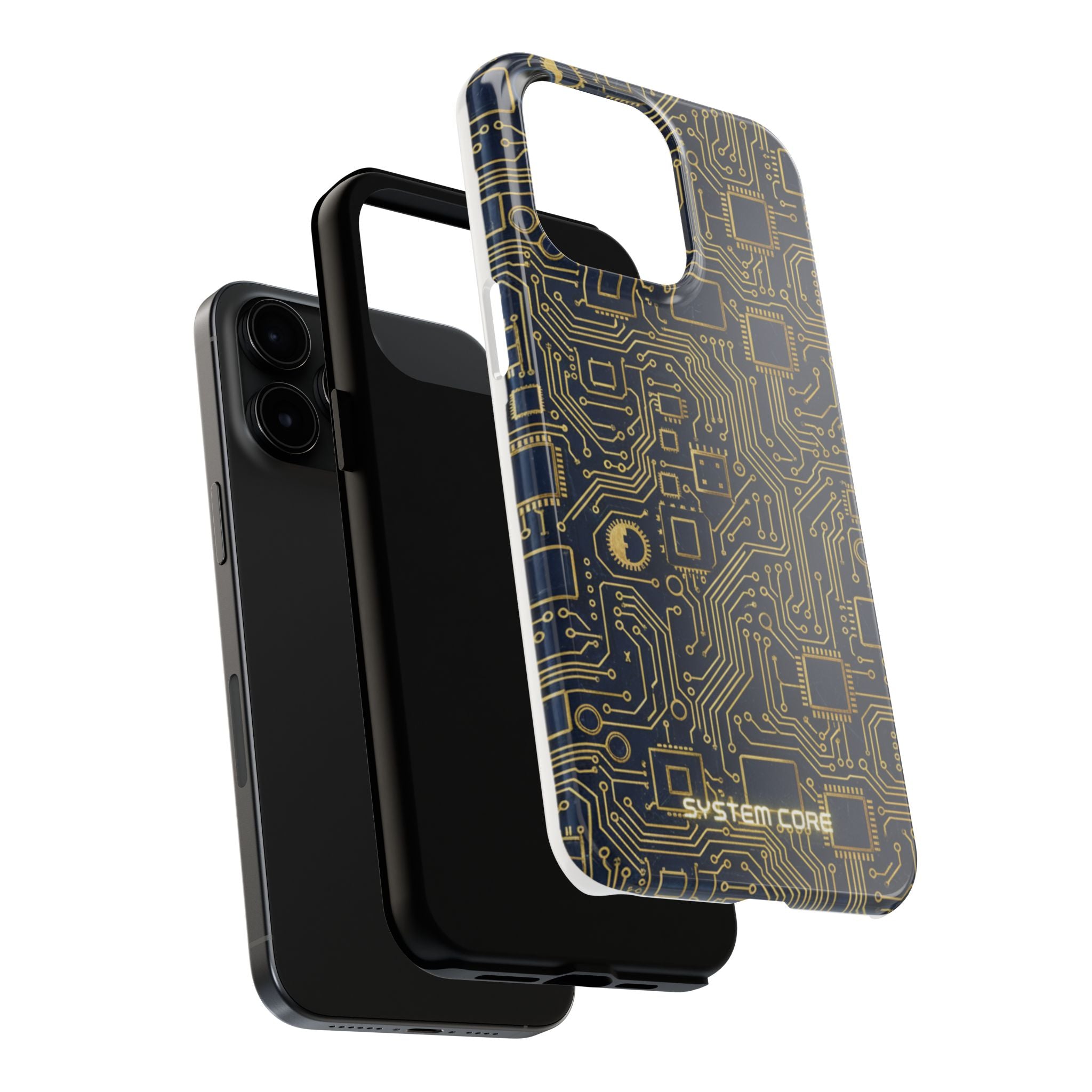 Circuit Board Tough Phone Case — Tech Pattern Protective Phone Cover