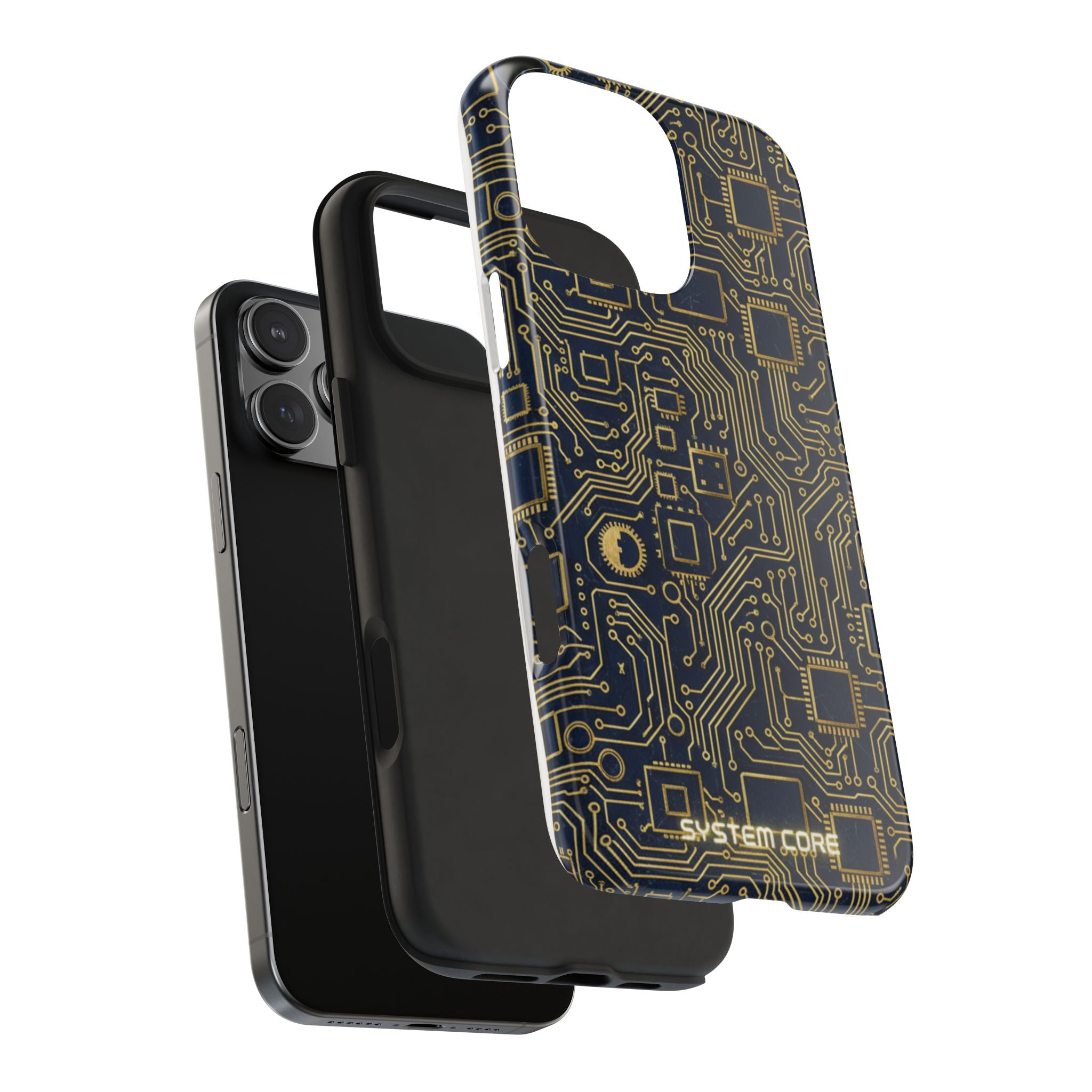 Circuit Board Tough Phone Case — Tech Pattern Protective Phone Cover