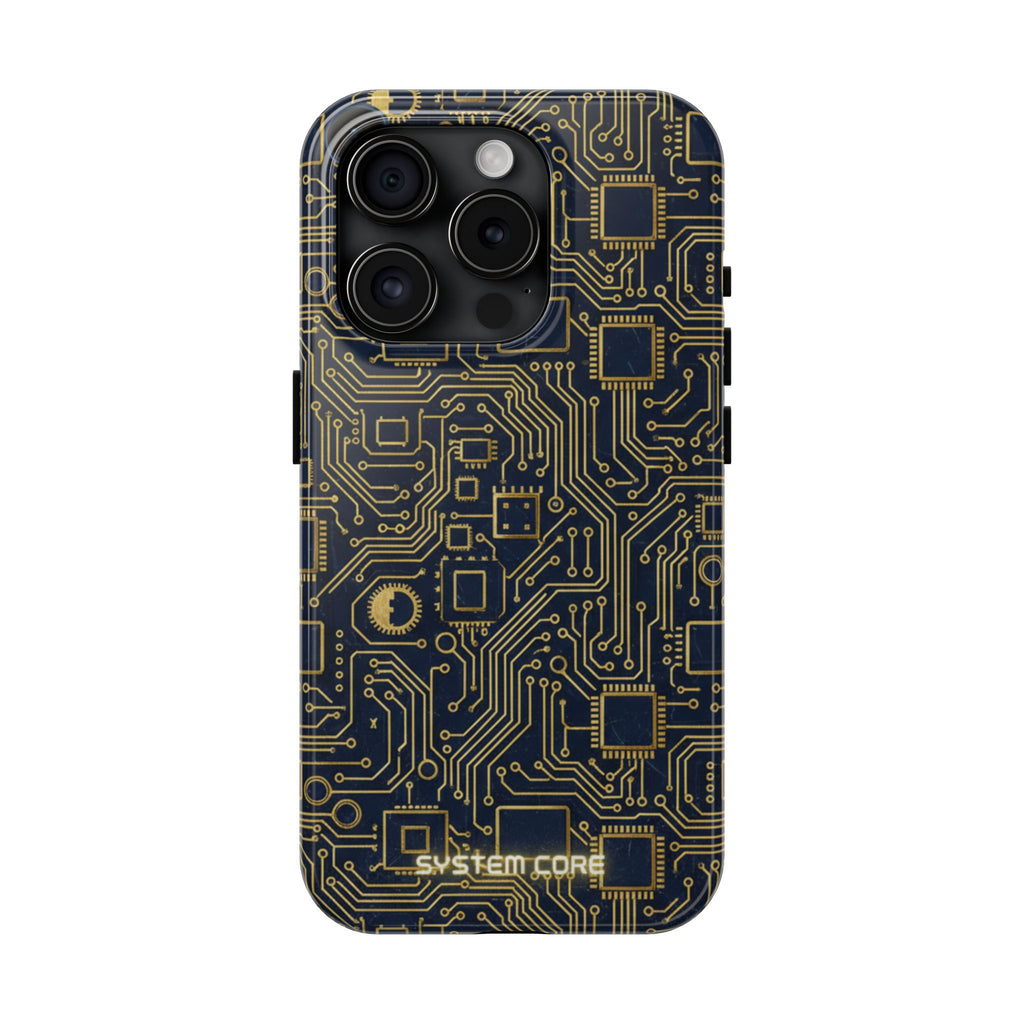 Circuit Board Tough Phone Case — Tech Pattern Protective Phone Cover