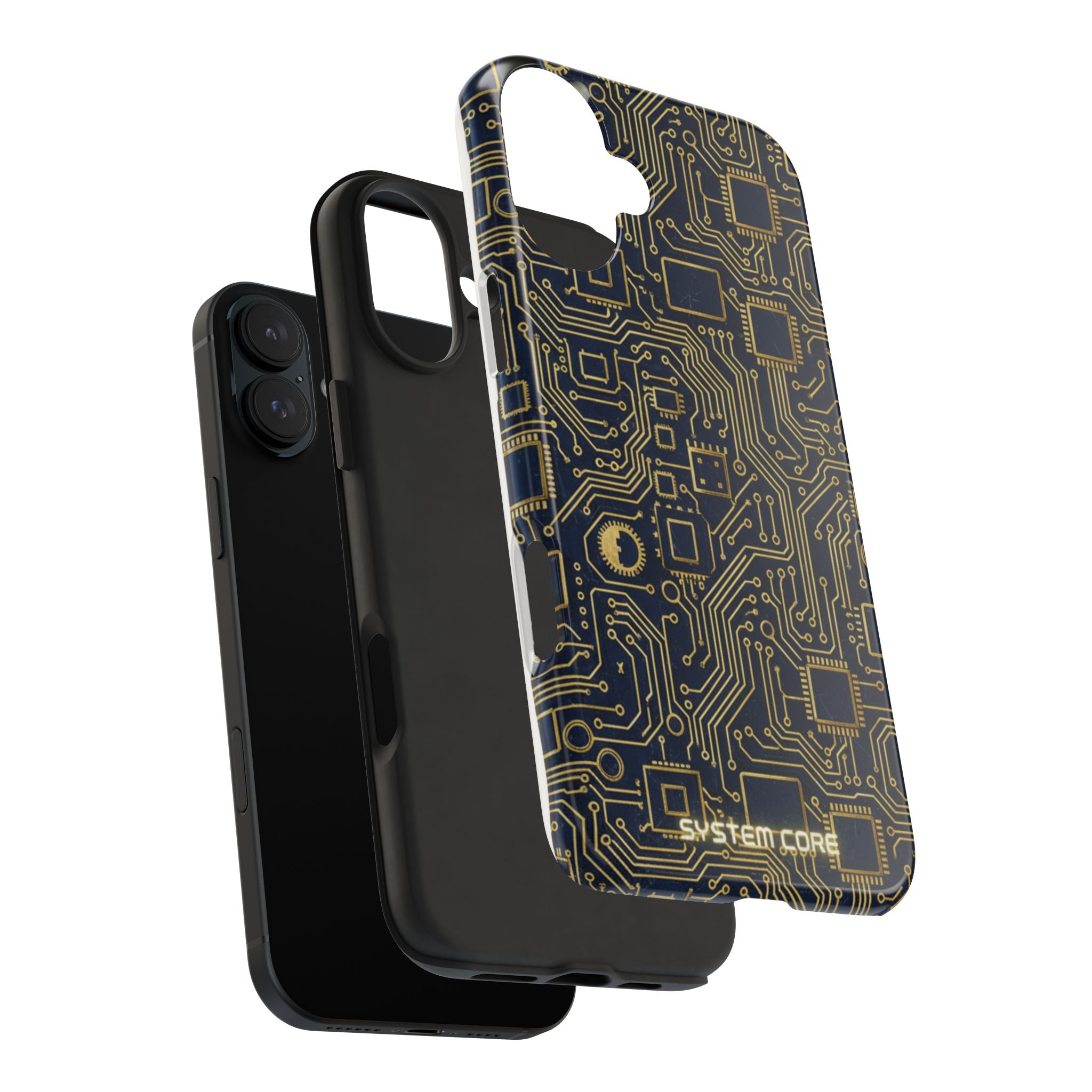 Circuit Board Tough Phone Case — Tech Pattern Protective Phone Cover