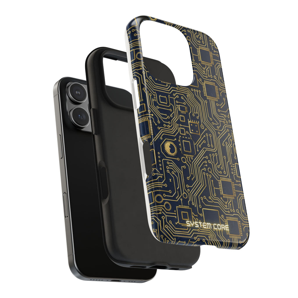 Circuit Board Tough Phone Case — Tech Pattern Protective Phone Cover