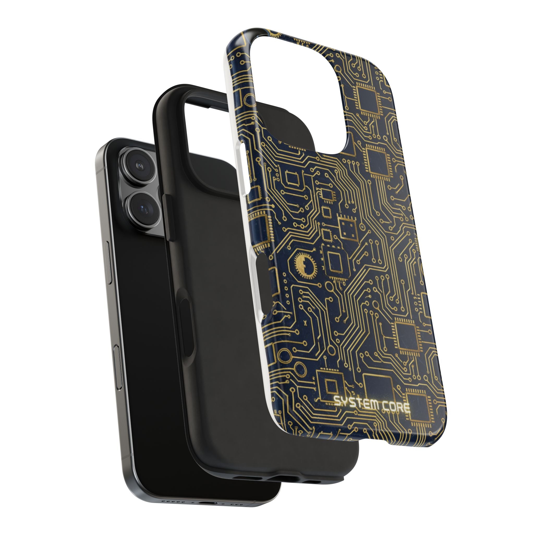 Circuit Board Tough Phone Case — Tech Pattern Protective Phone Cover