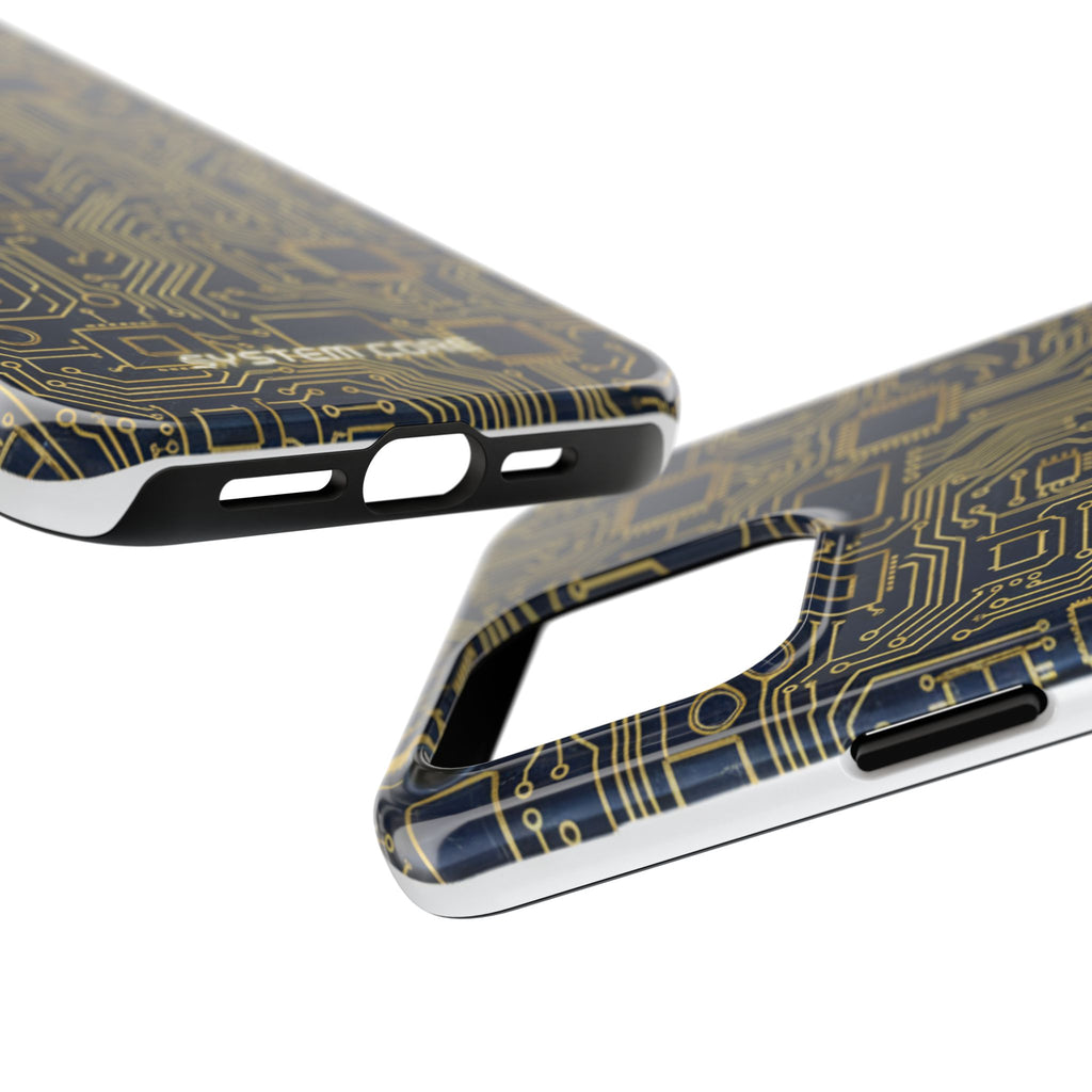 Circuit Board Tough Phone Case — Tech Pattern Protective Phone Cover