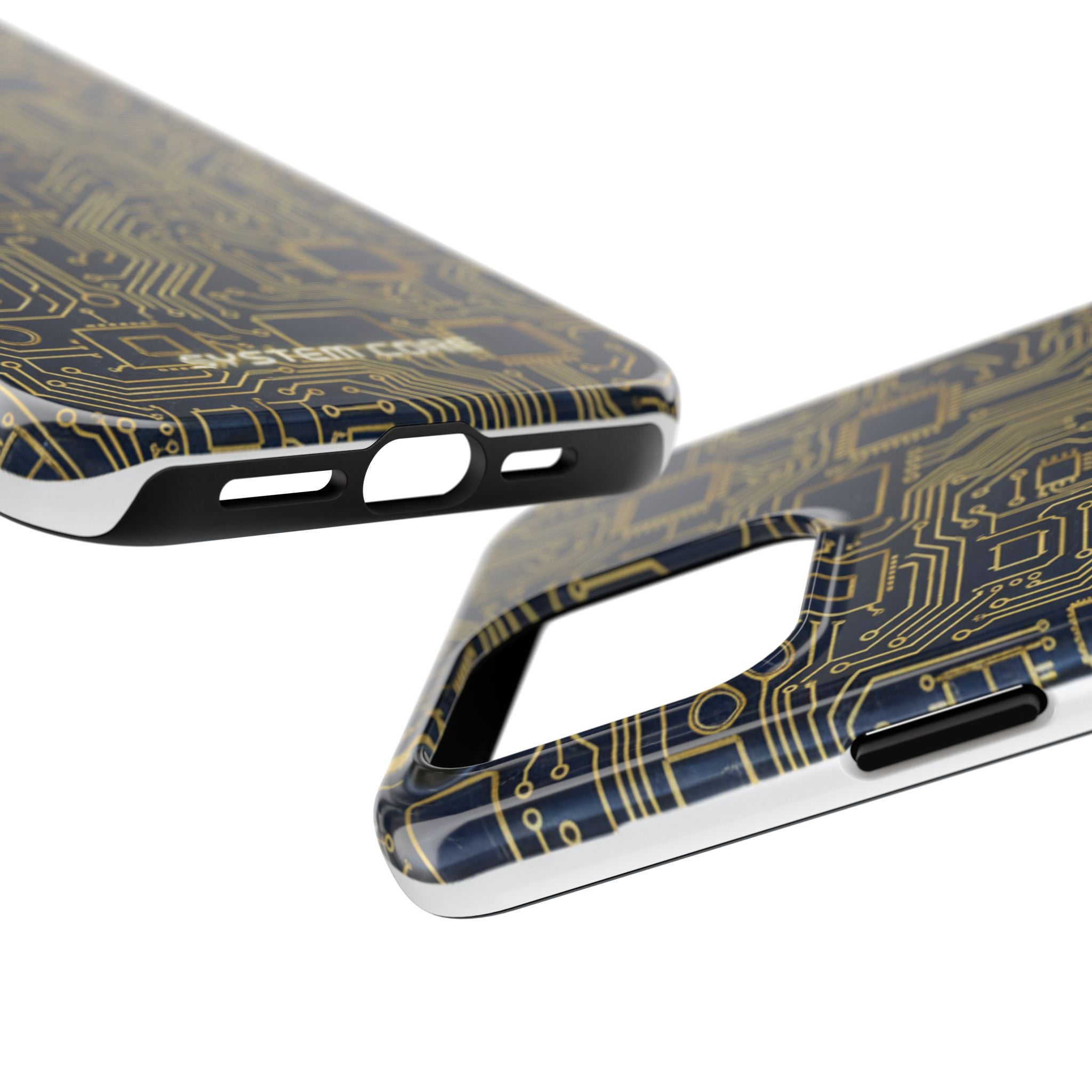 Circuit Board Tough Phone Case — Tech Pattern Protective Phone Cover
